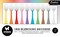 Studio Light Essentials 1" Blending Brushes 10/Pkg-Nr. 08, Soft Brush